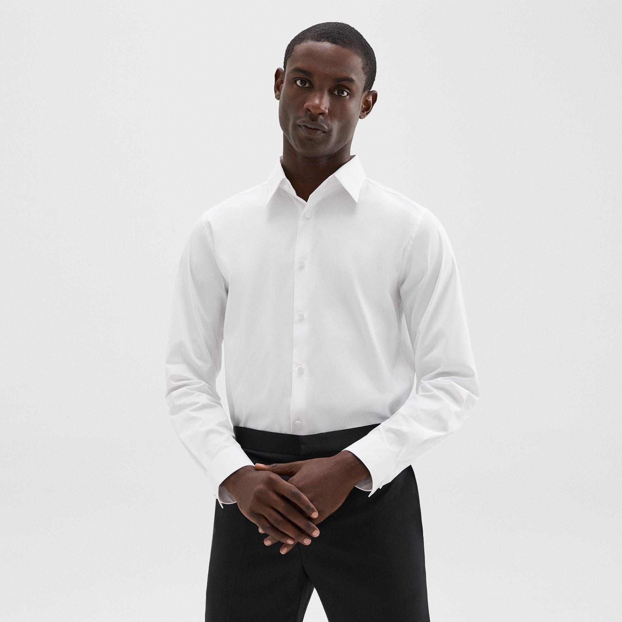 Sylvain Tuxedo Shirt in Stretch Cotton-Blend - 2