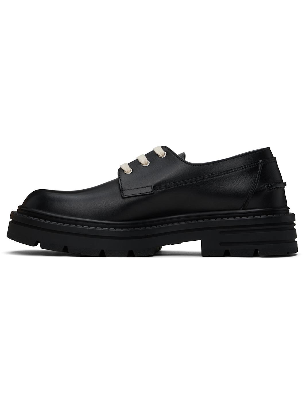 Black Adriano Lace-Up Derbys - 3