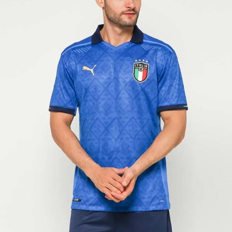 PUMA Italy Home Match Shirt 2020 2021 'Blue' 762919-01 - 4