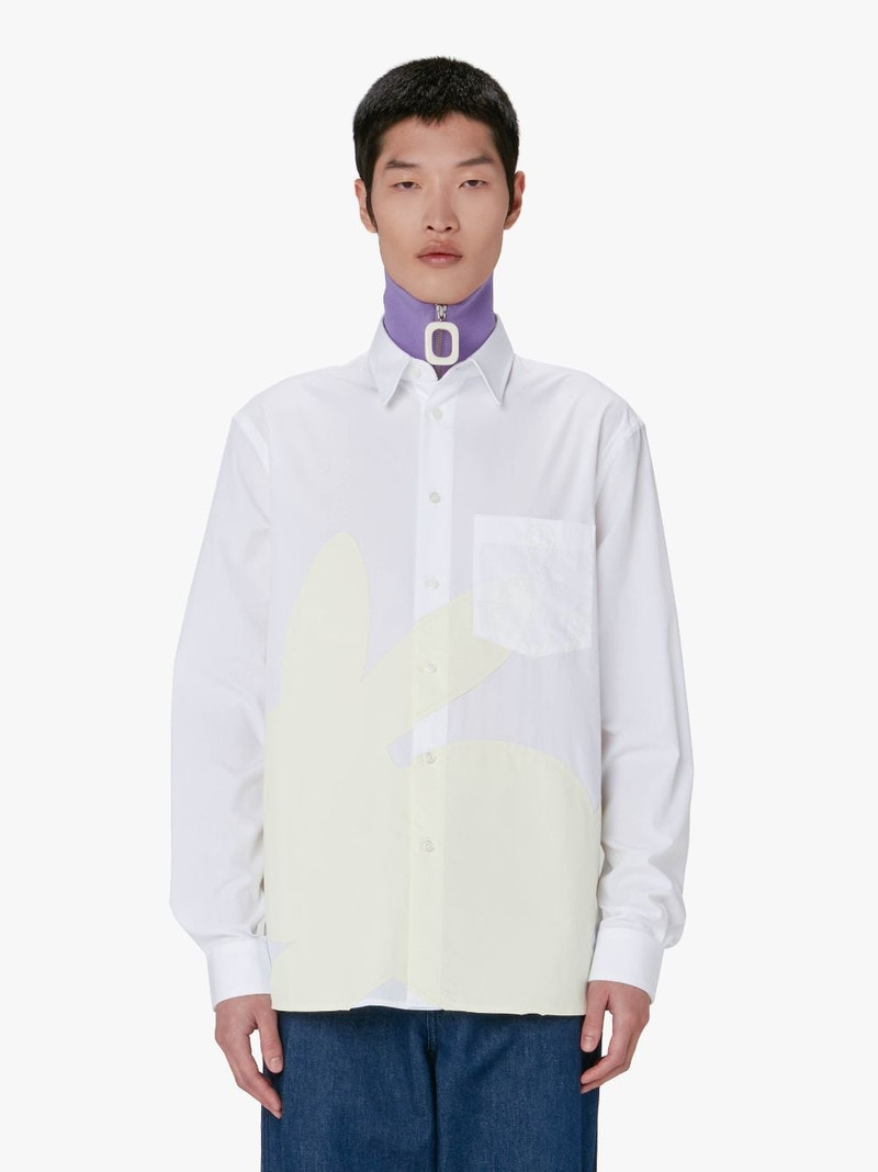 JW Anderson BUNNY APPLIQUE SHIRT outlook