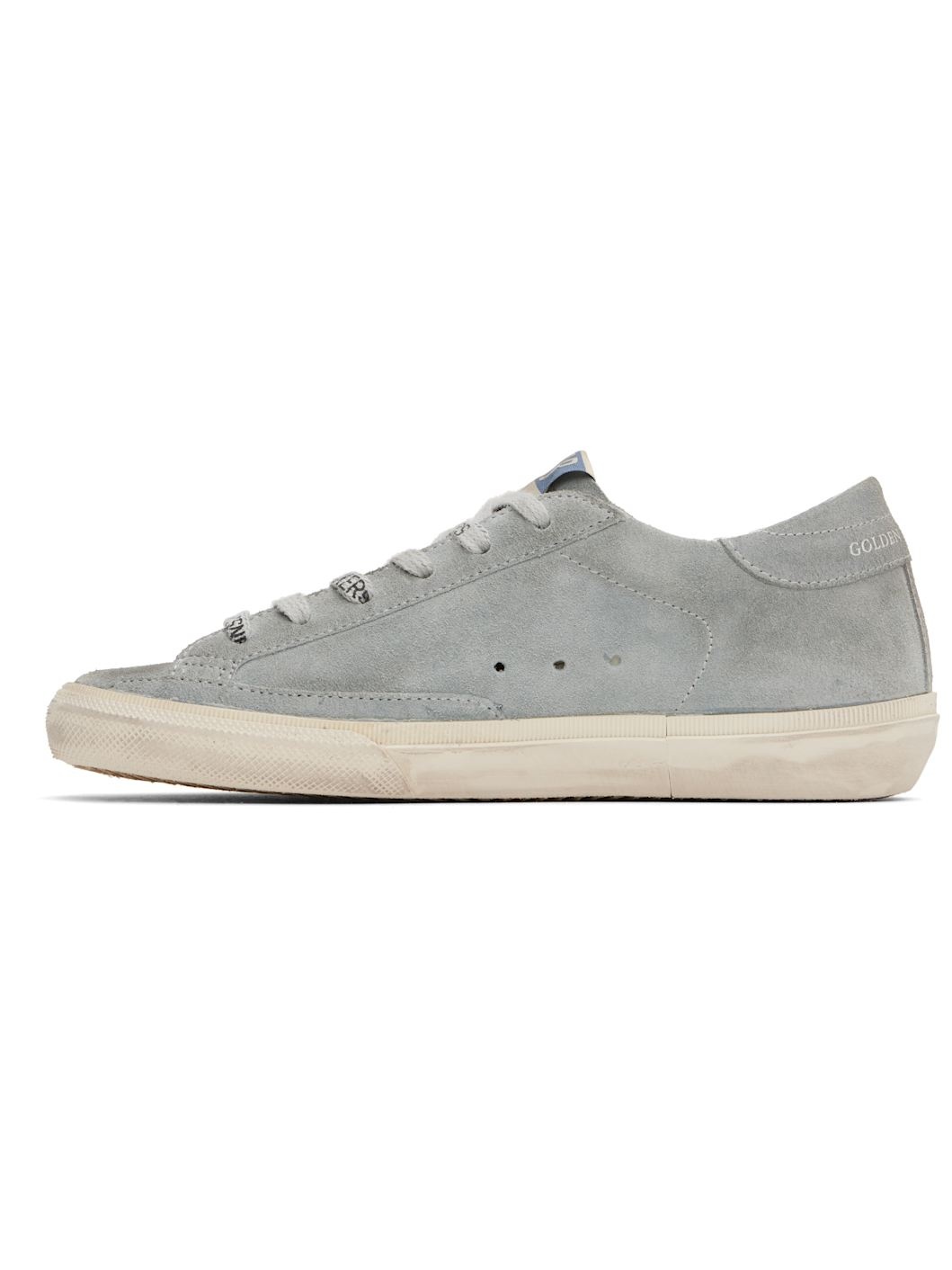 Gray & Pink Super Star Double Foxing Sneakers - 3
