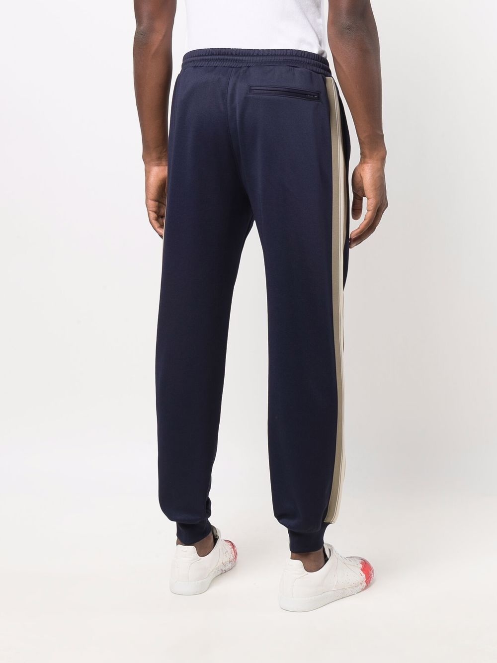 stripe-embellished track pants - 4