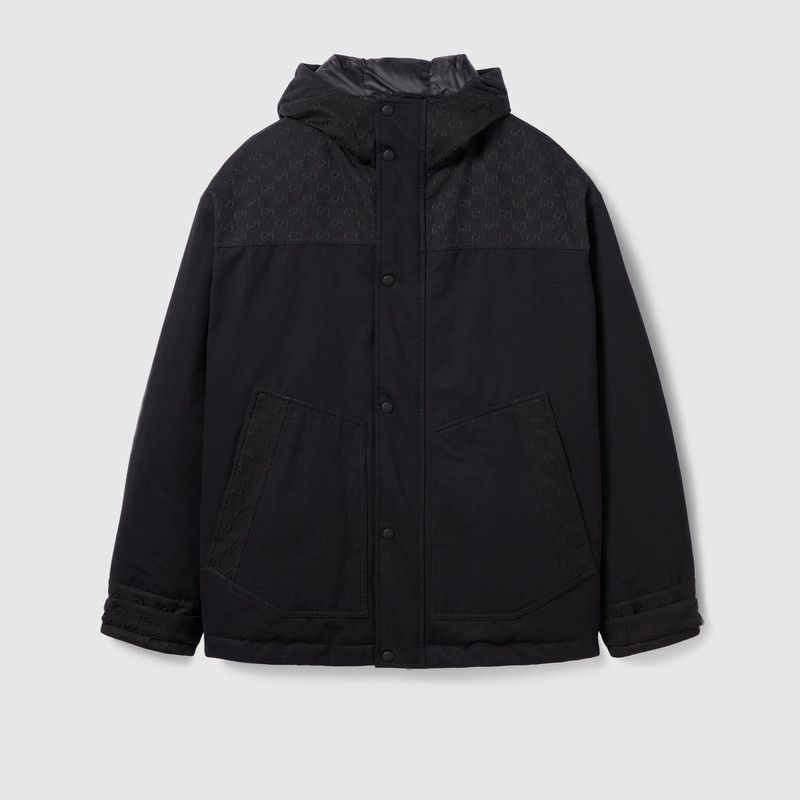Cotton ripstop padded jacket 1