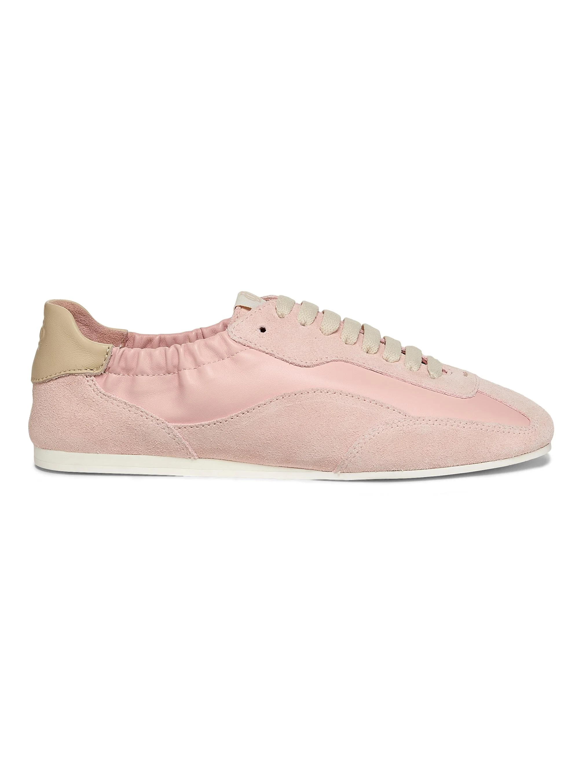 Women's Georgie Suede & Leather Sneakers - Pale Pink - 1