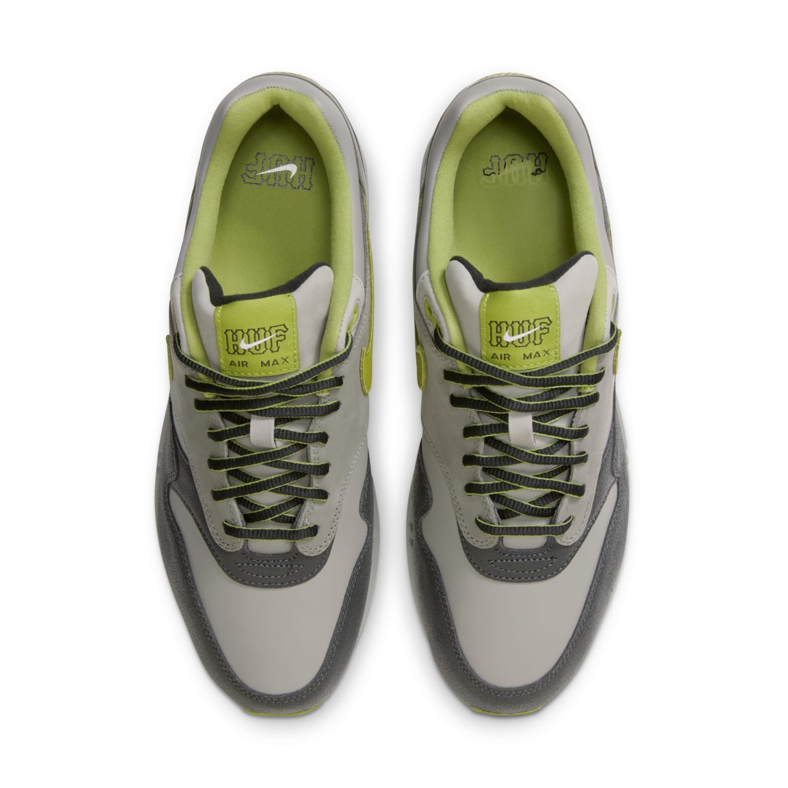 Nike x HUF Air Max 1 'Anthracite Medium Grey Pear' HF3713-002 - 3