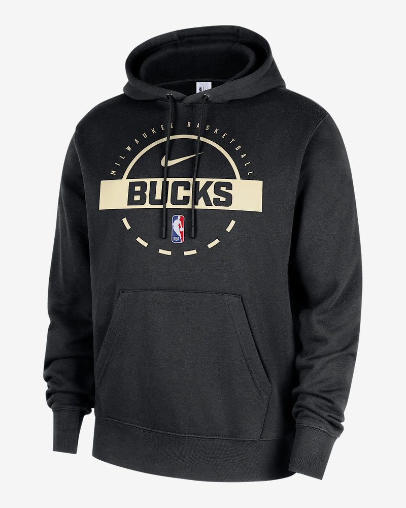 Milwaukee Bucks Club Men's Nike NBA Practice Pullover Hoodie 1
