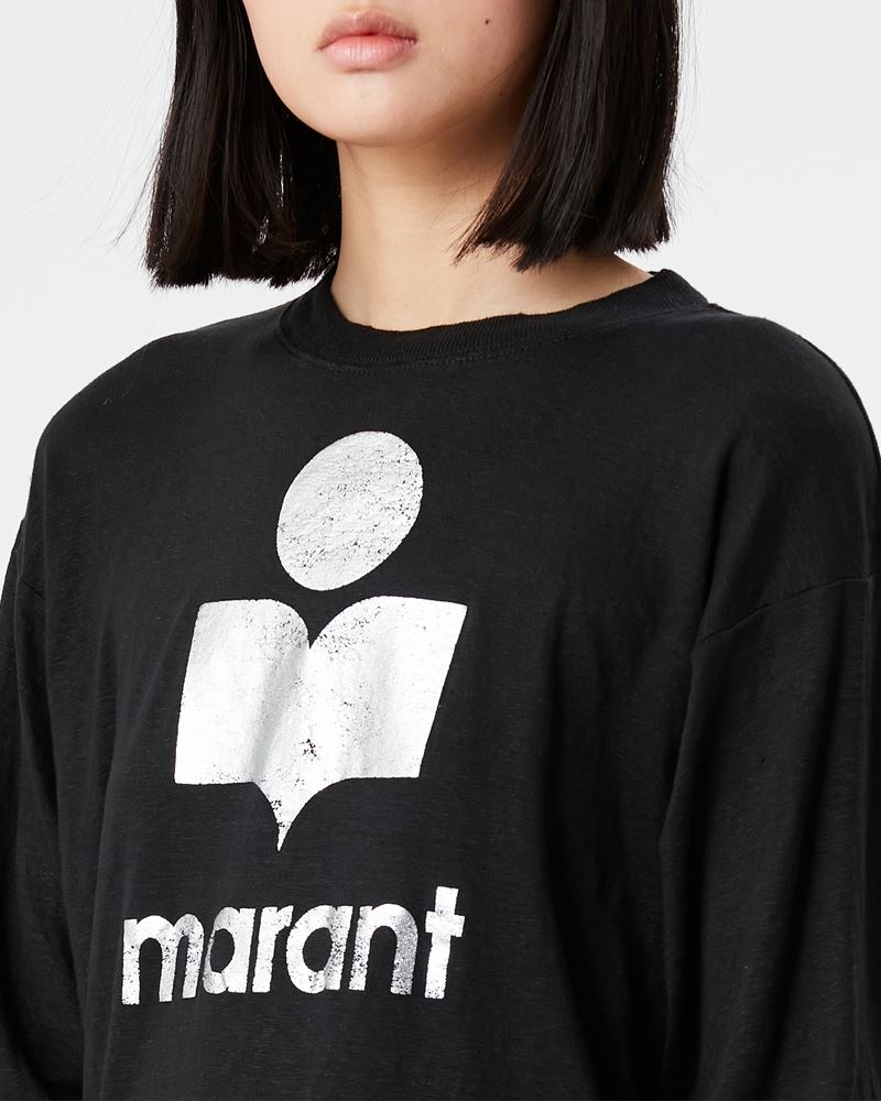 KLOWIA LINEN LOGO LONG-SLEEVE T-SHIRT - 3