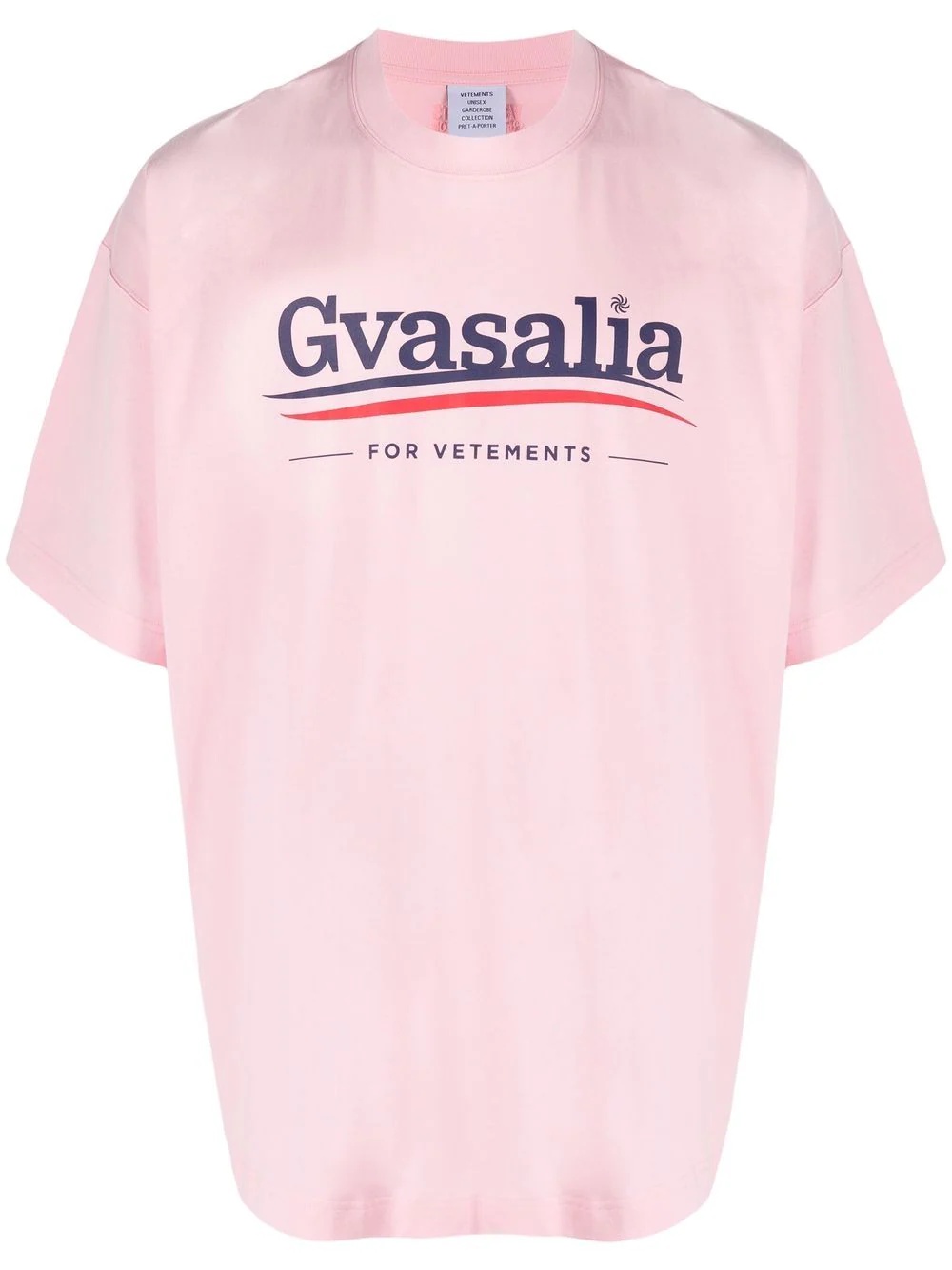 Gvasalia-print T-shirt - 1