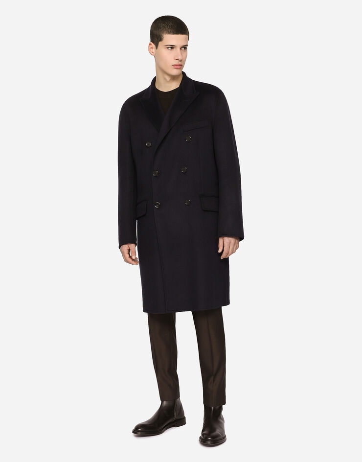 Double-breasted double cashmere coat - 4