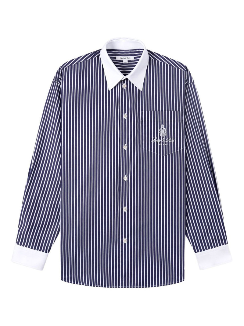 striped embroidered shirt 1
