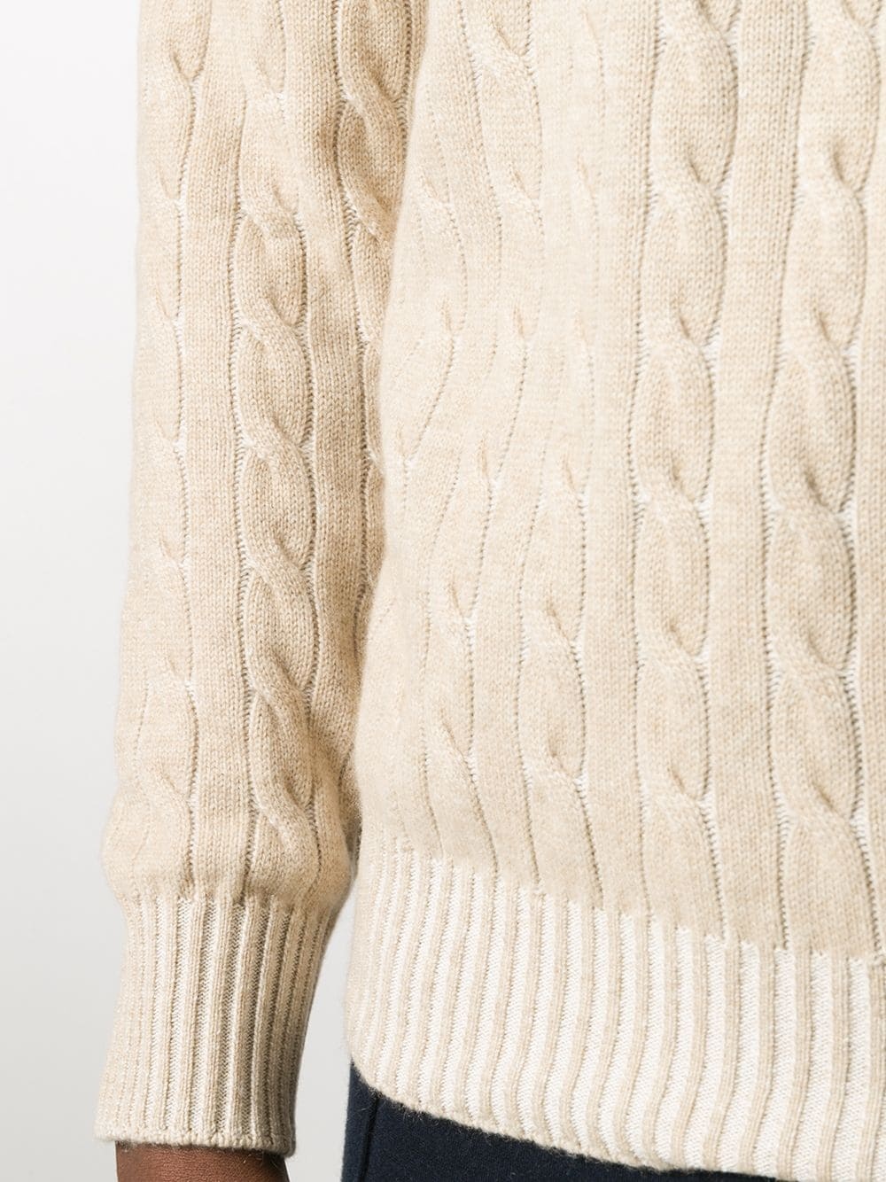 cable knit jumper - 5