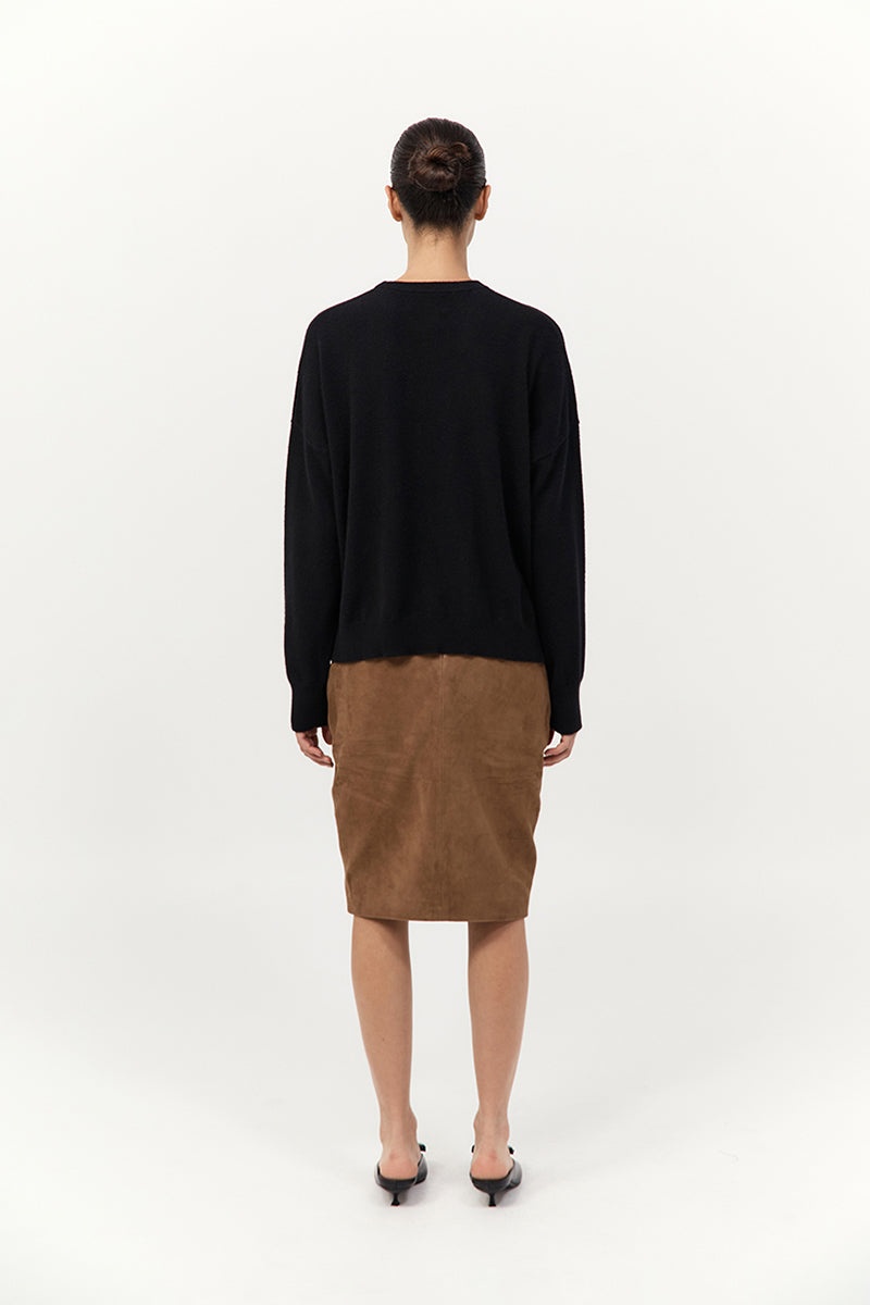 Cashmere Sweater - Black - 2