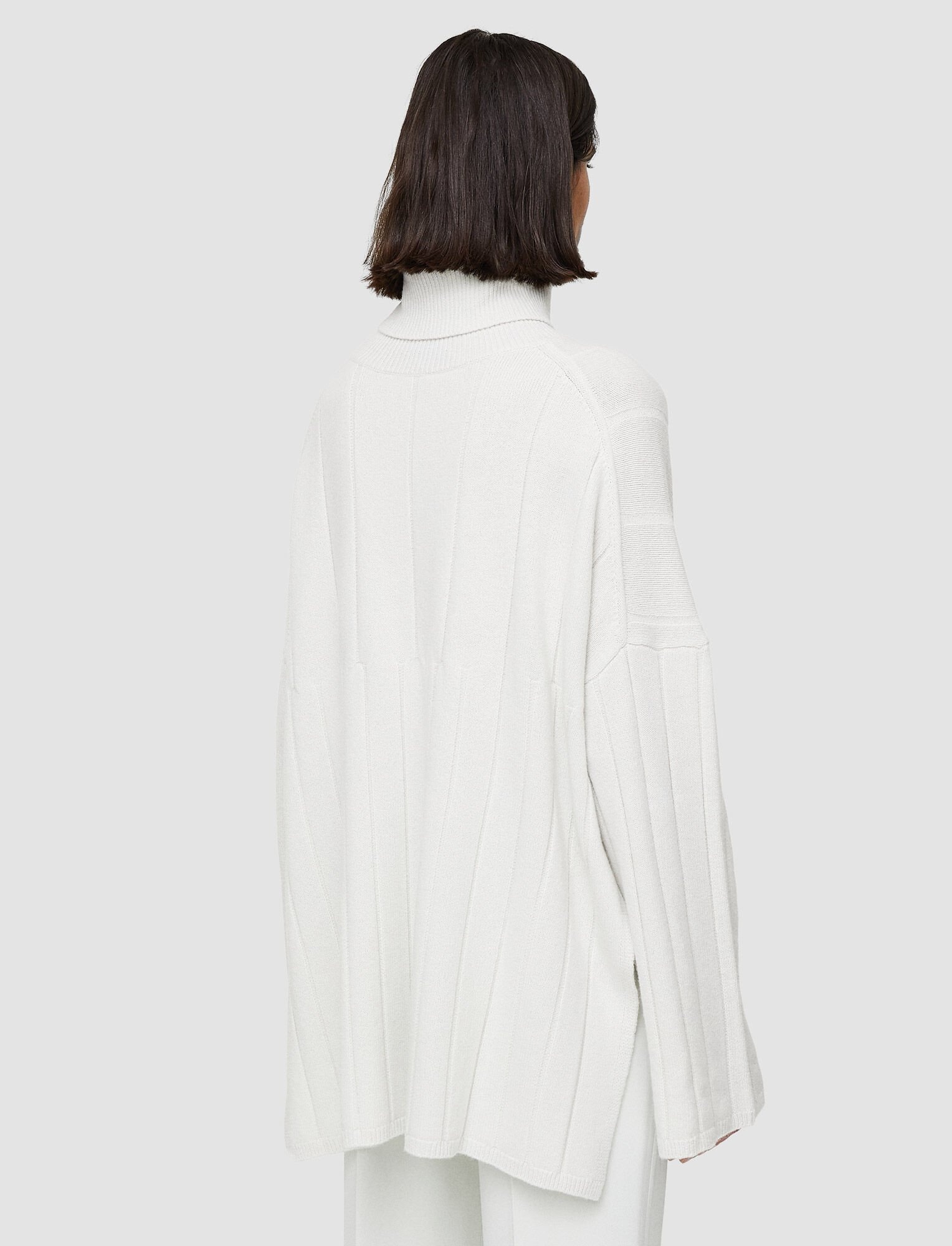 Oversize Knit Poncho Jumper - 4