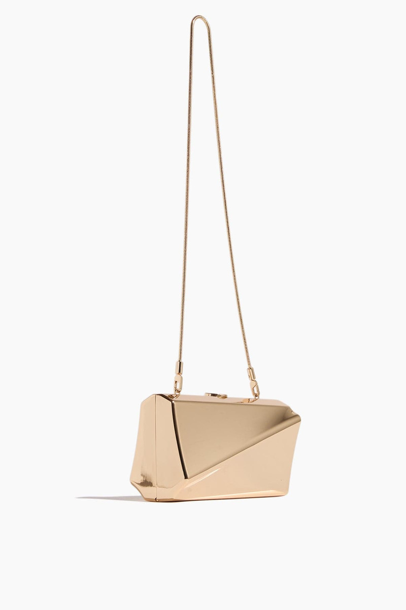 SIMKHAI Ripple Clutch in Gold outlook