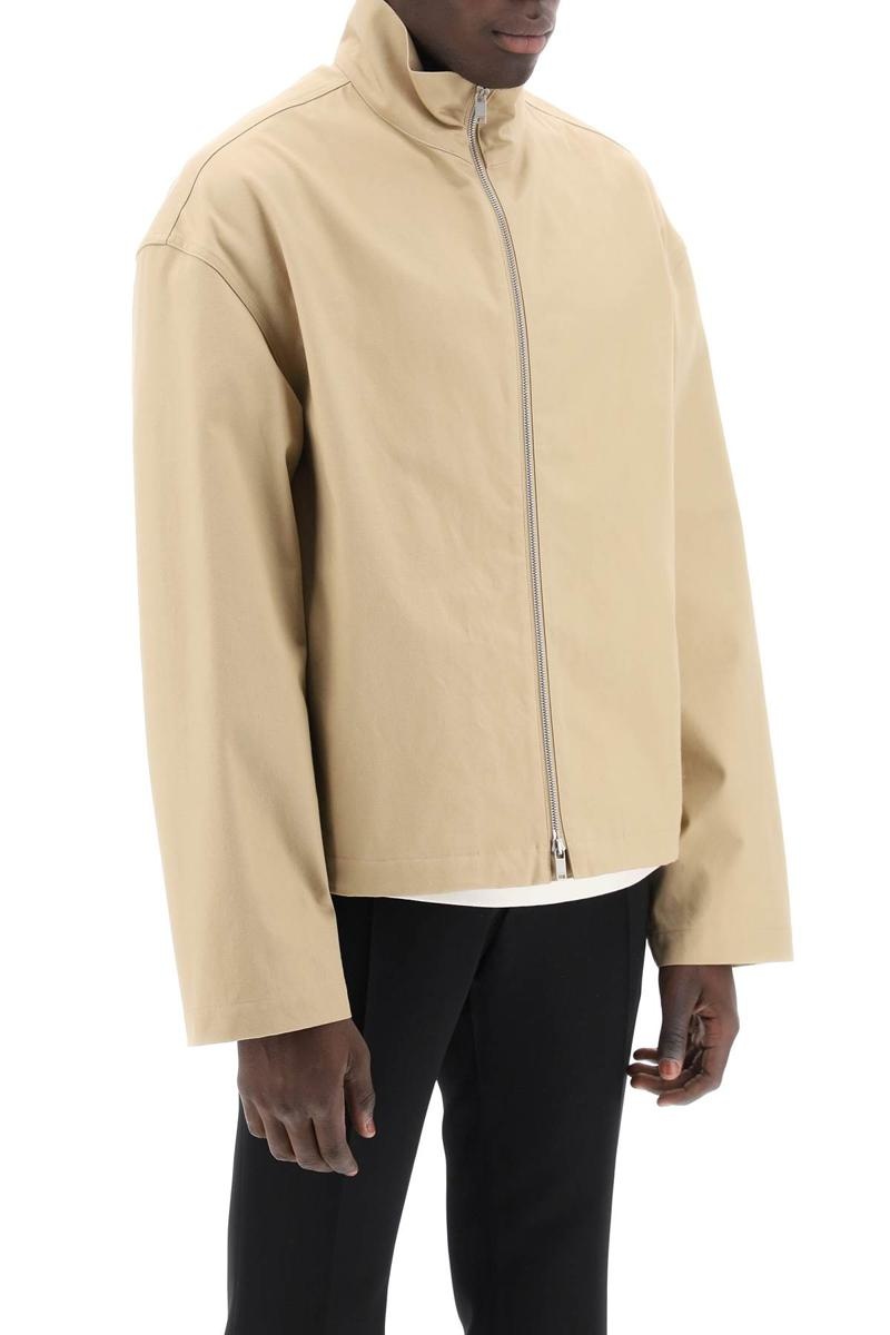 JIL SANDER BOXY HIGH-NECK JACKET - 2