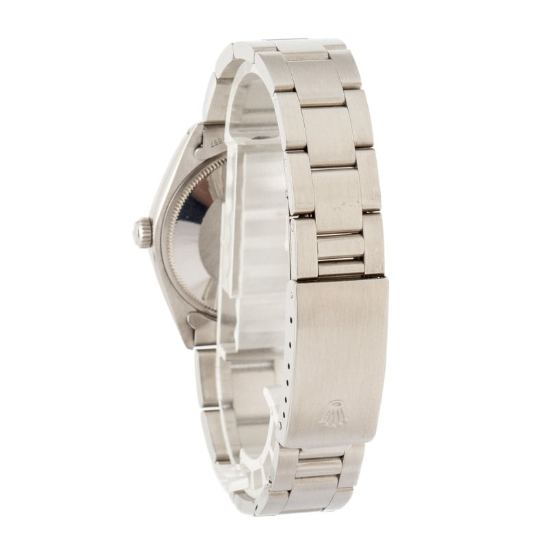Pre-Owned Rolex Air-King 5500 Silver Dial - 3