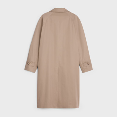 CELINE oversized mac coat in technical cotton outlook