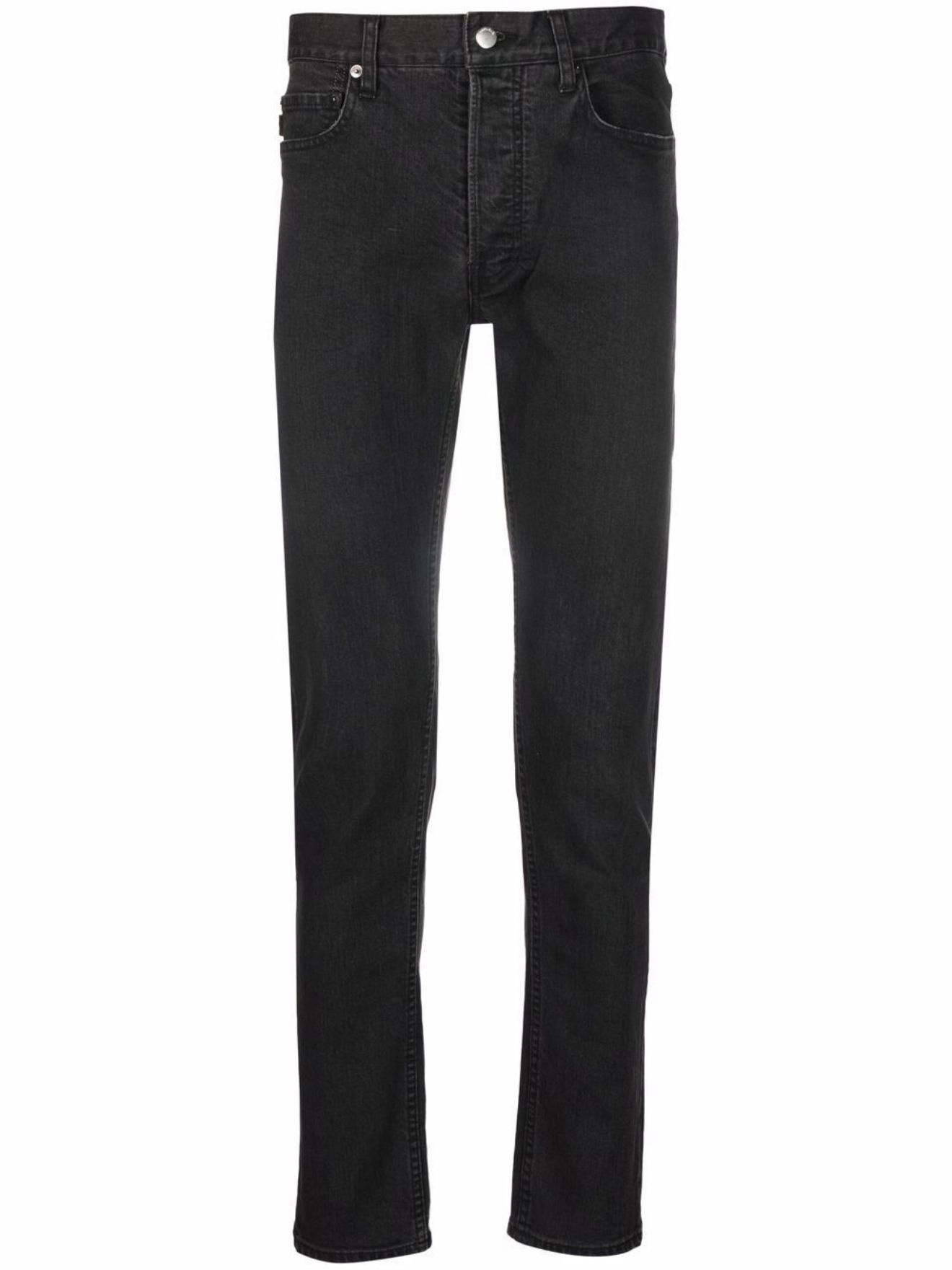 mid-rise slim-fit jeans - 1