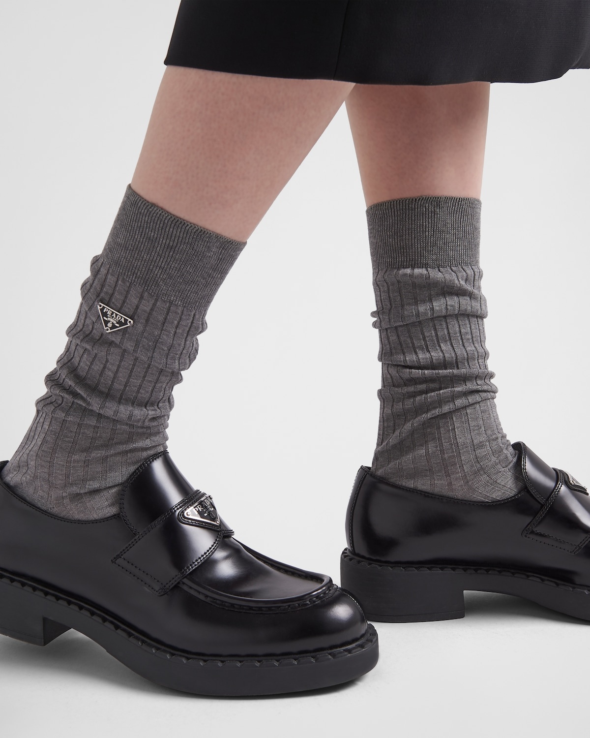 Prada Cotton socks - 66386_12R6_F0031_S_191 | REVERSIBLE