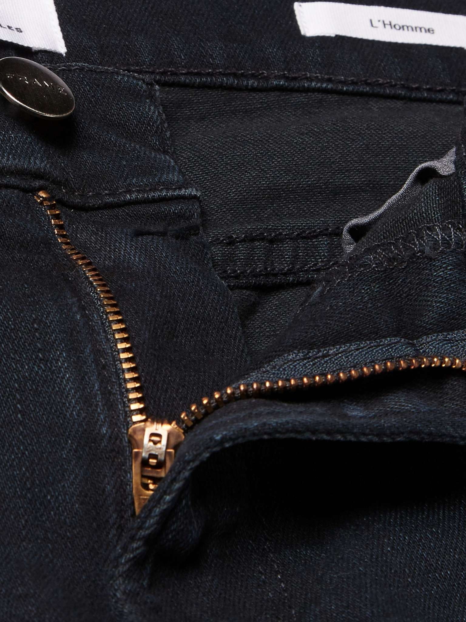 L'Homme Slim-Fit Dry Denim Jeans - 7