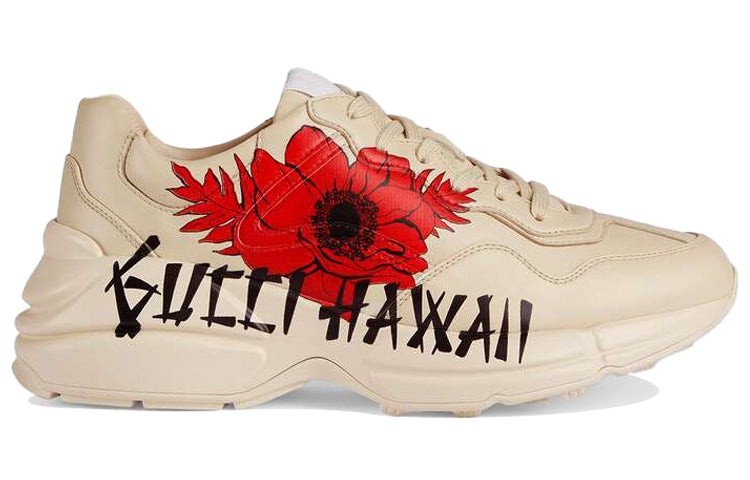 (WMNS) Gucci Rhyton 'Gucci Hawaii Poppy Print' 631708-DRW00-9522 - 2