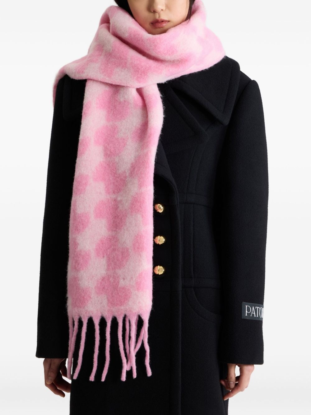 houndstooth scarf - 2