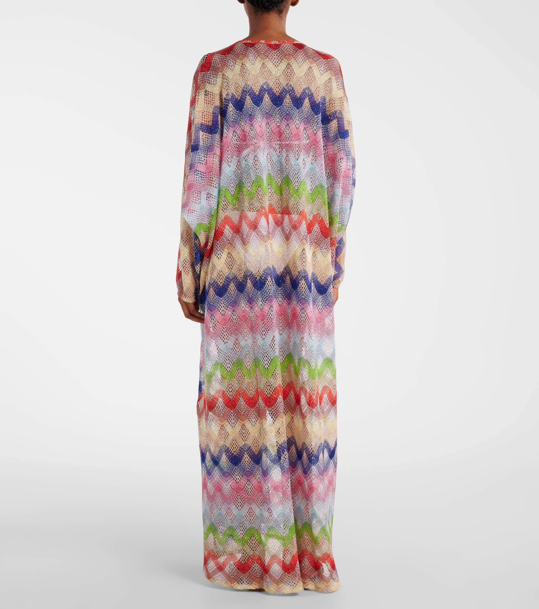 Zigzag lamé kaftan - 3