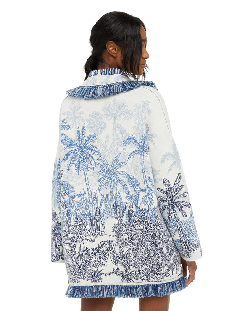Jungle Toile De Jouy Cardigan 10