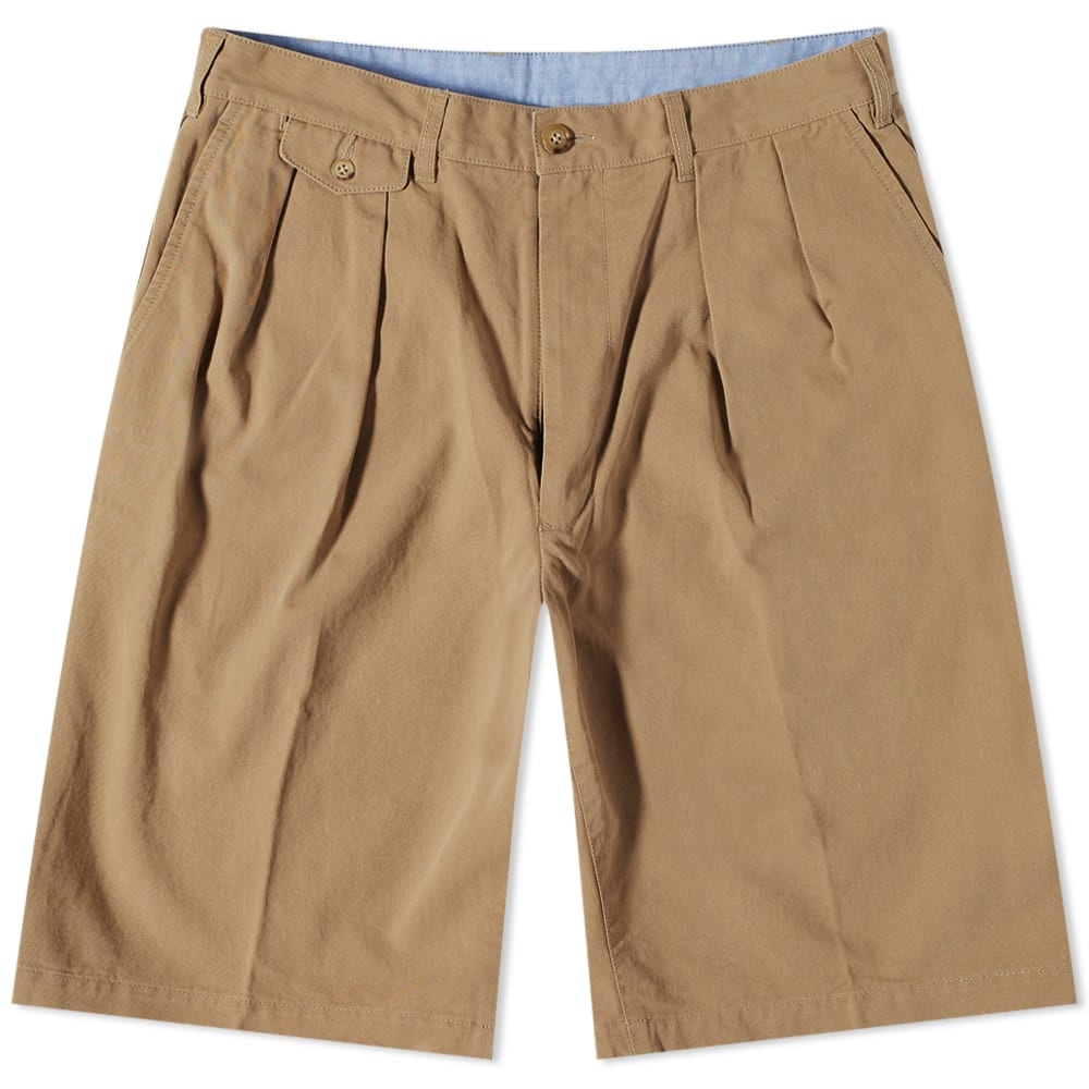 Beams Plus 2 Pleat Twill Short - 1