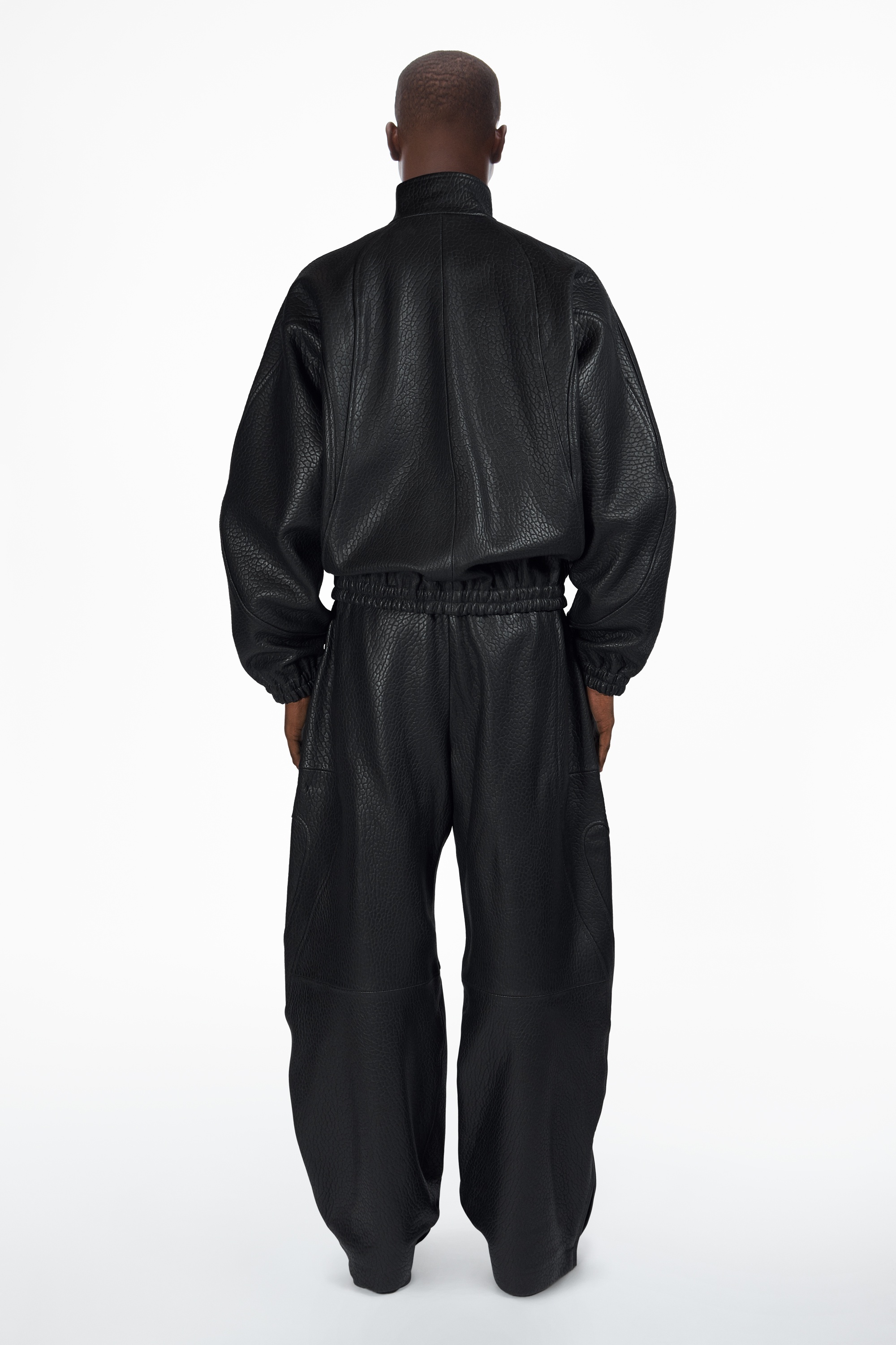 Track Pant in Primal Lambskin Leather - 4