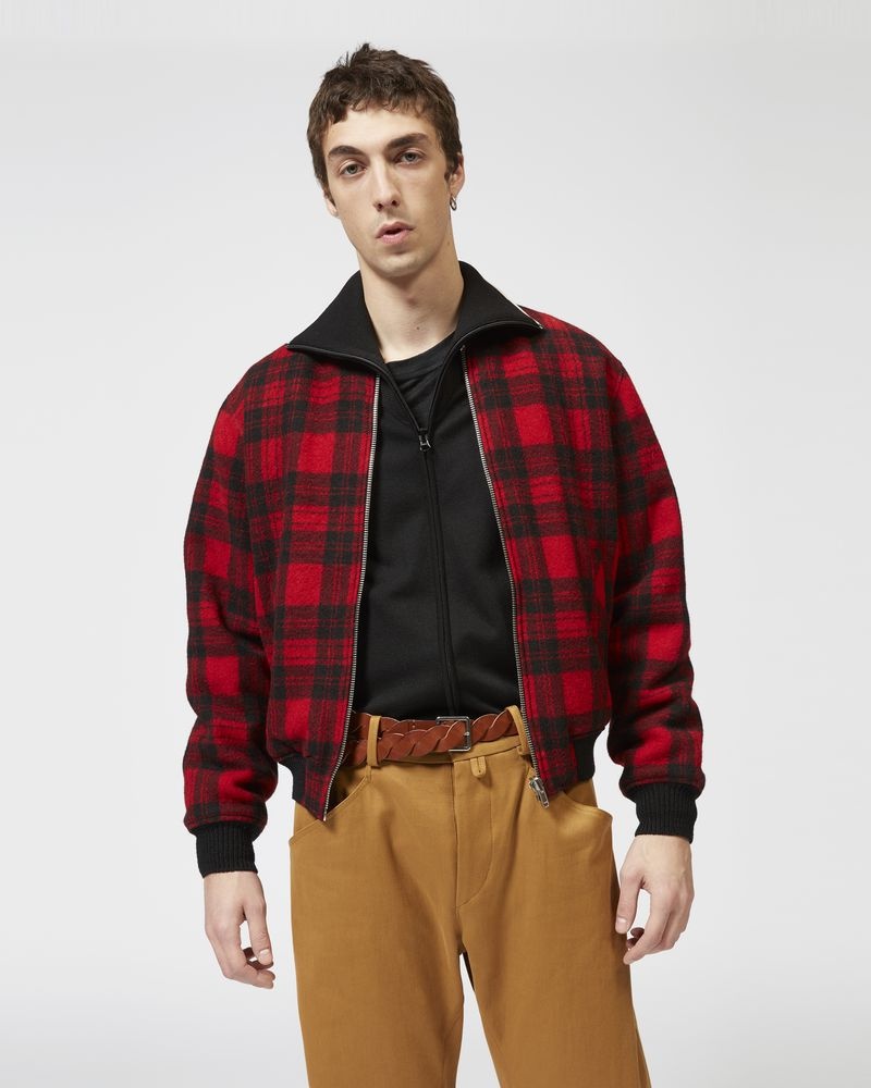 GUSS plaid baseball jacket - 2