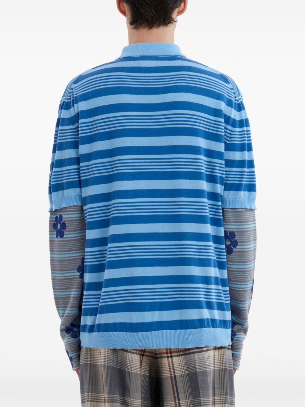 Mixed Stripe Polo Shirt - 4