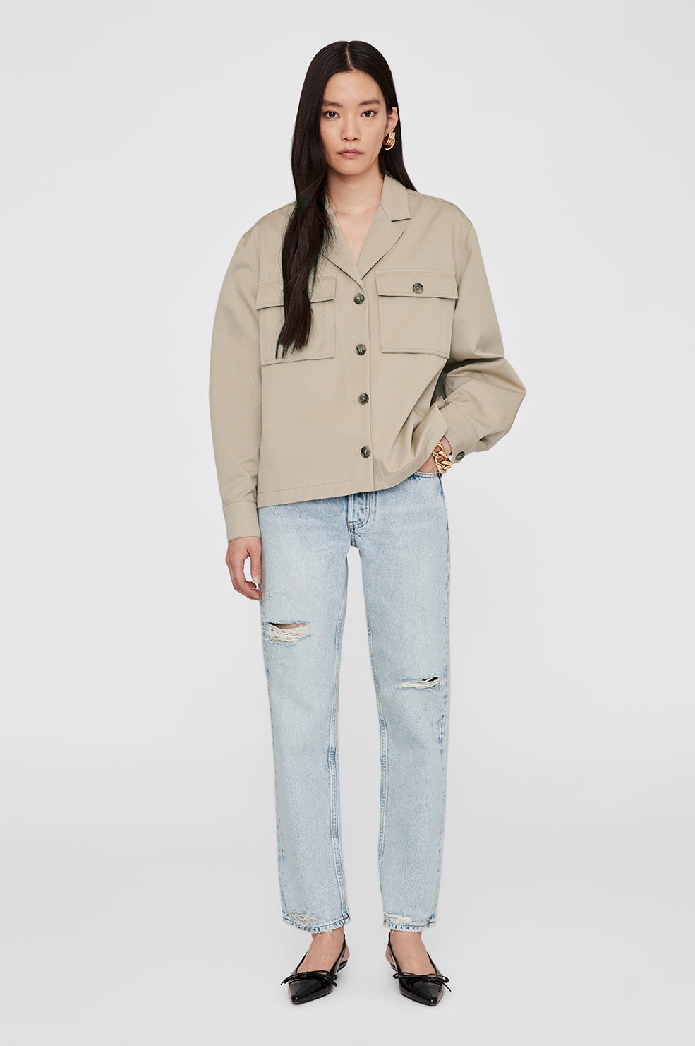 Sawyer Shirt Jacket - Oatmeal - 5