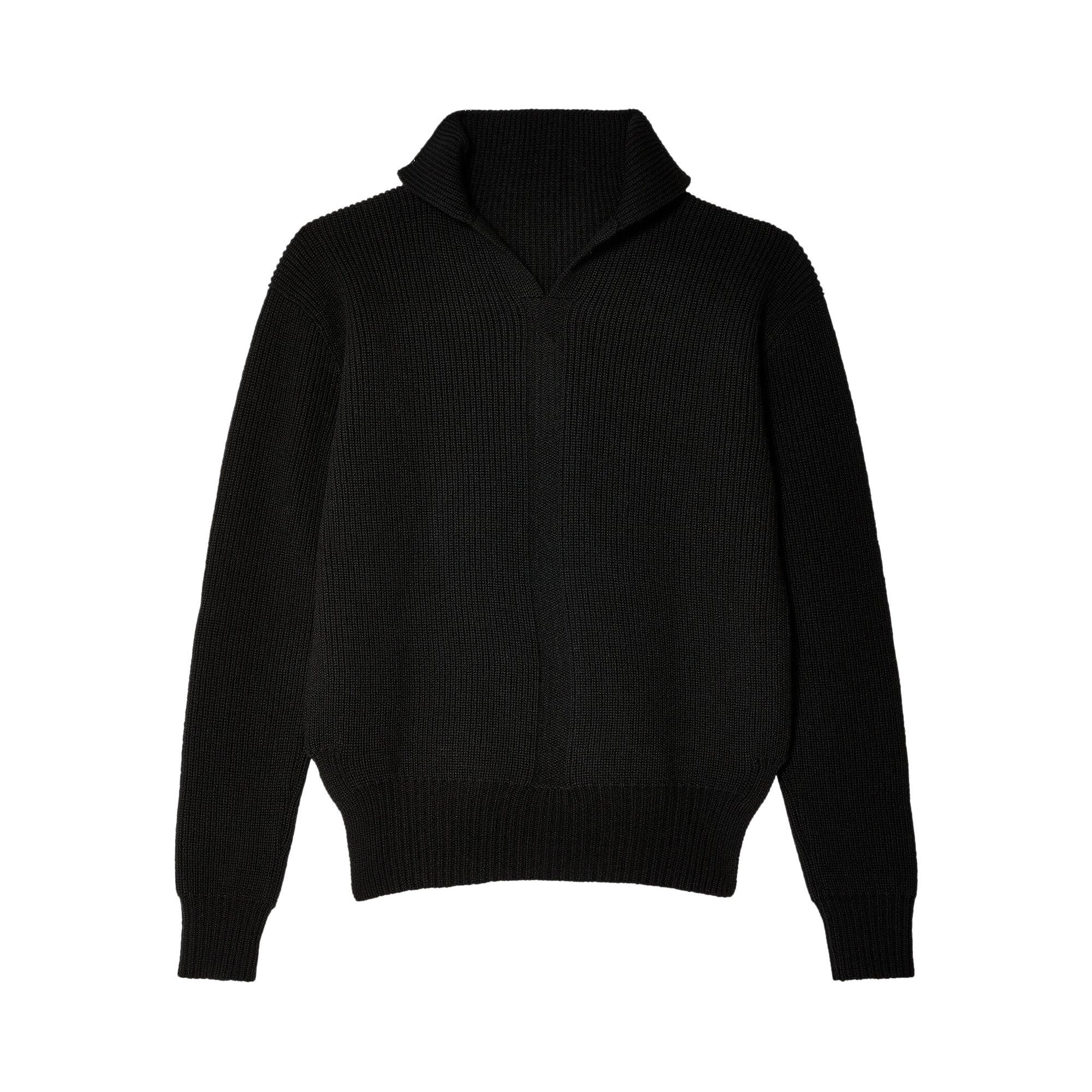 Rick Owens Fisherman Tabard Sweater 'Black' - 1