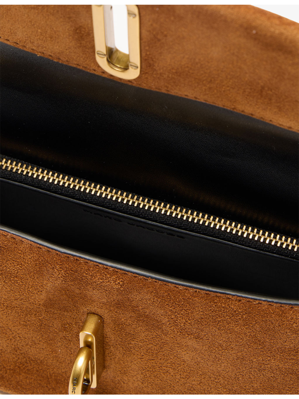 Dual-Chain Mini Leather-Suede Cross-Body Bag - 6