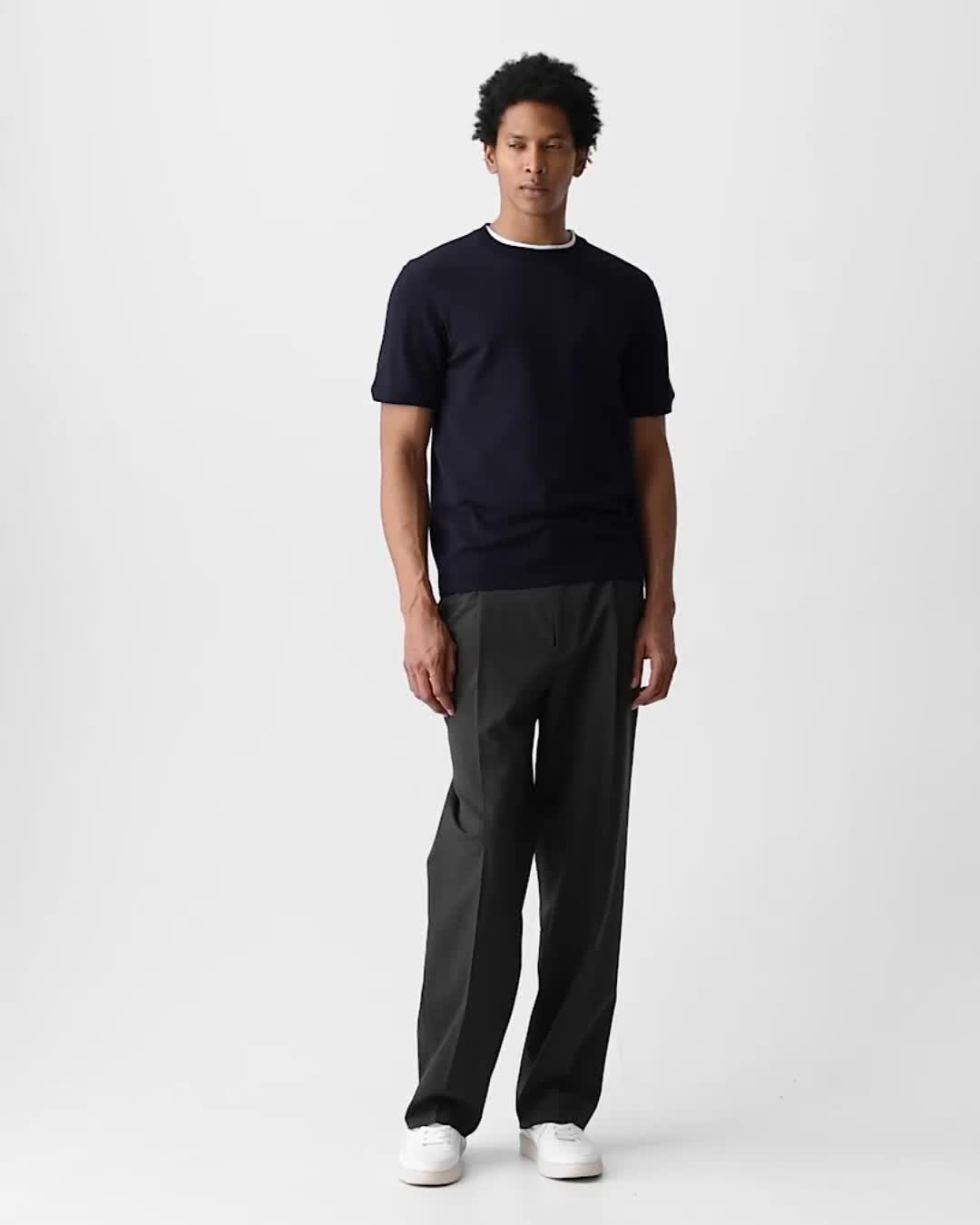 Soris Tee in Regal Wool - 7