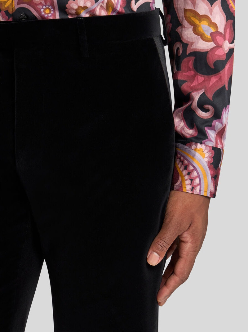 Etro STRETCH COTTON EVENING TROUSERS outlook