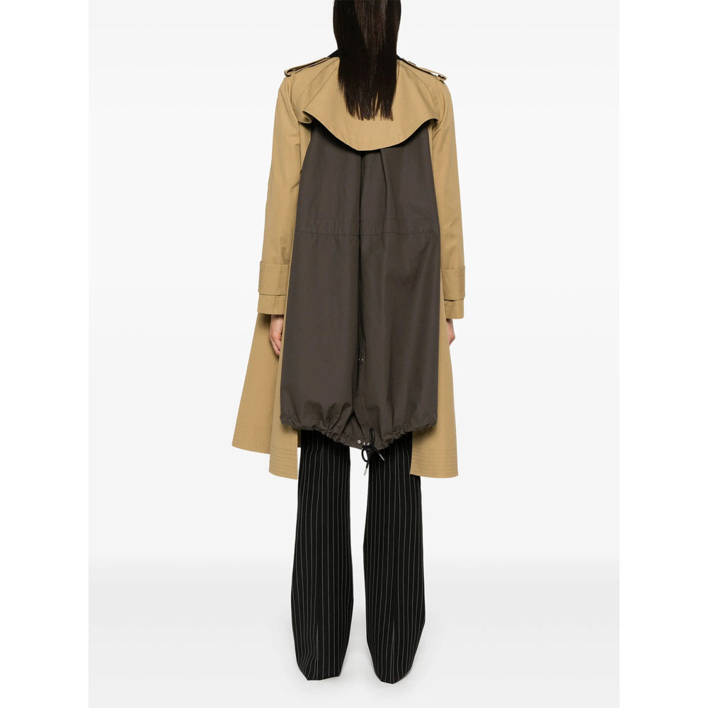 Sacai Brown Coats - Trench & Raincoats Women - 3