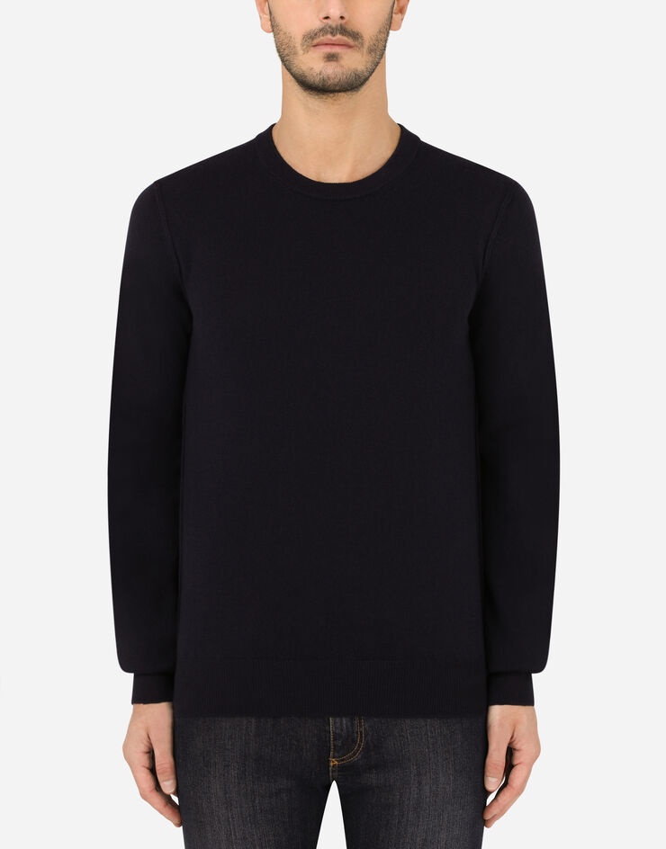 Cashmere round-neck sweater - 1