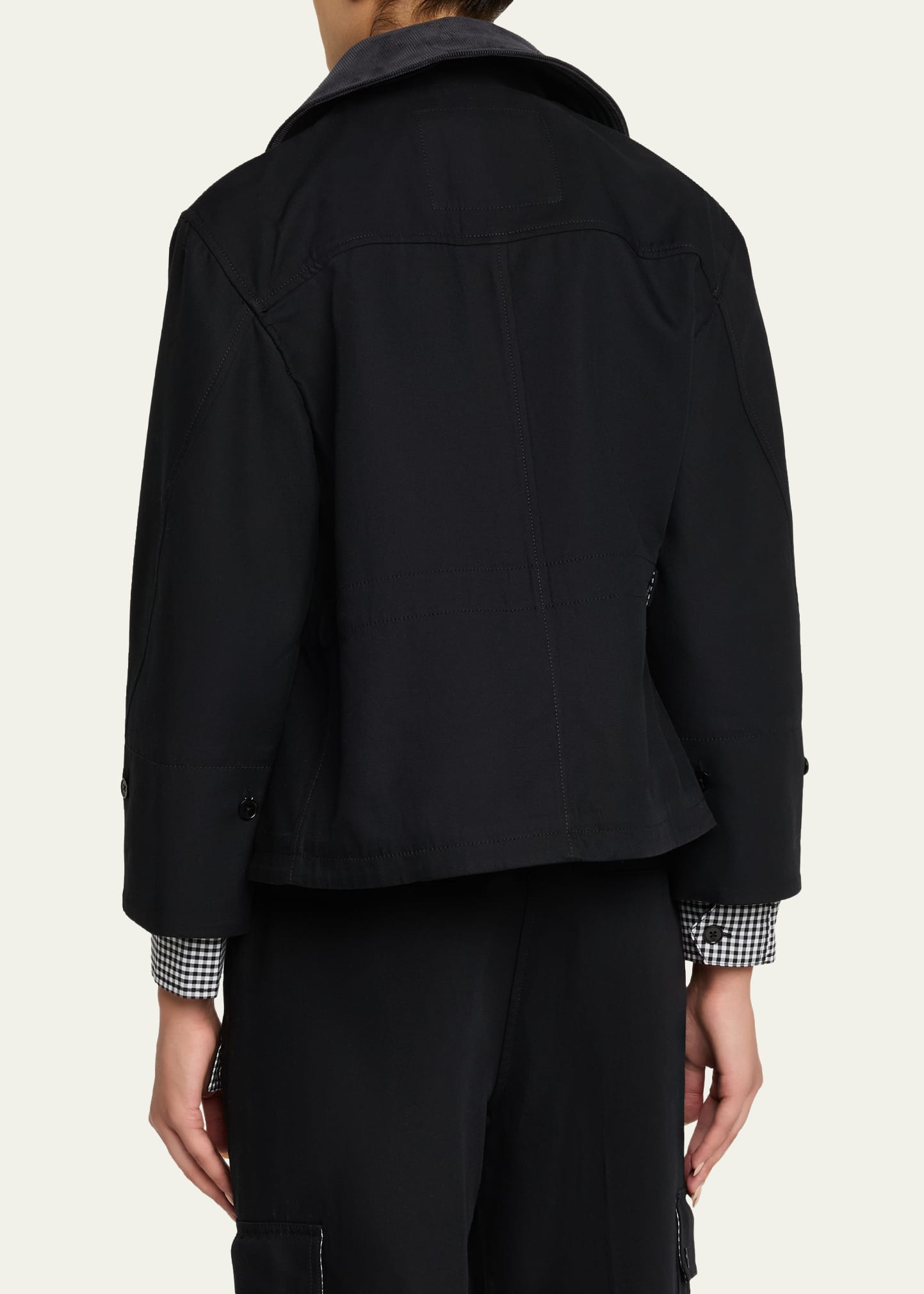 Cropped Flounce Jacket - 3