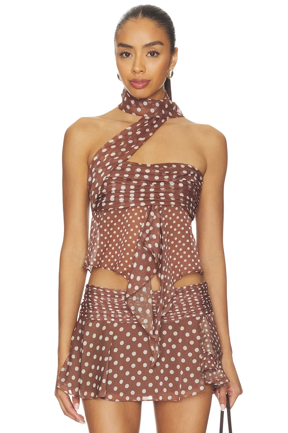 Chiffon Wrap Top - 1