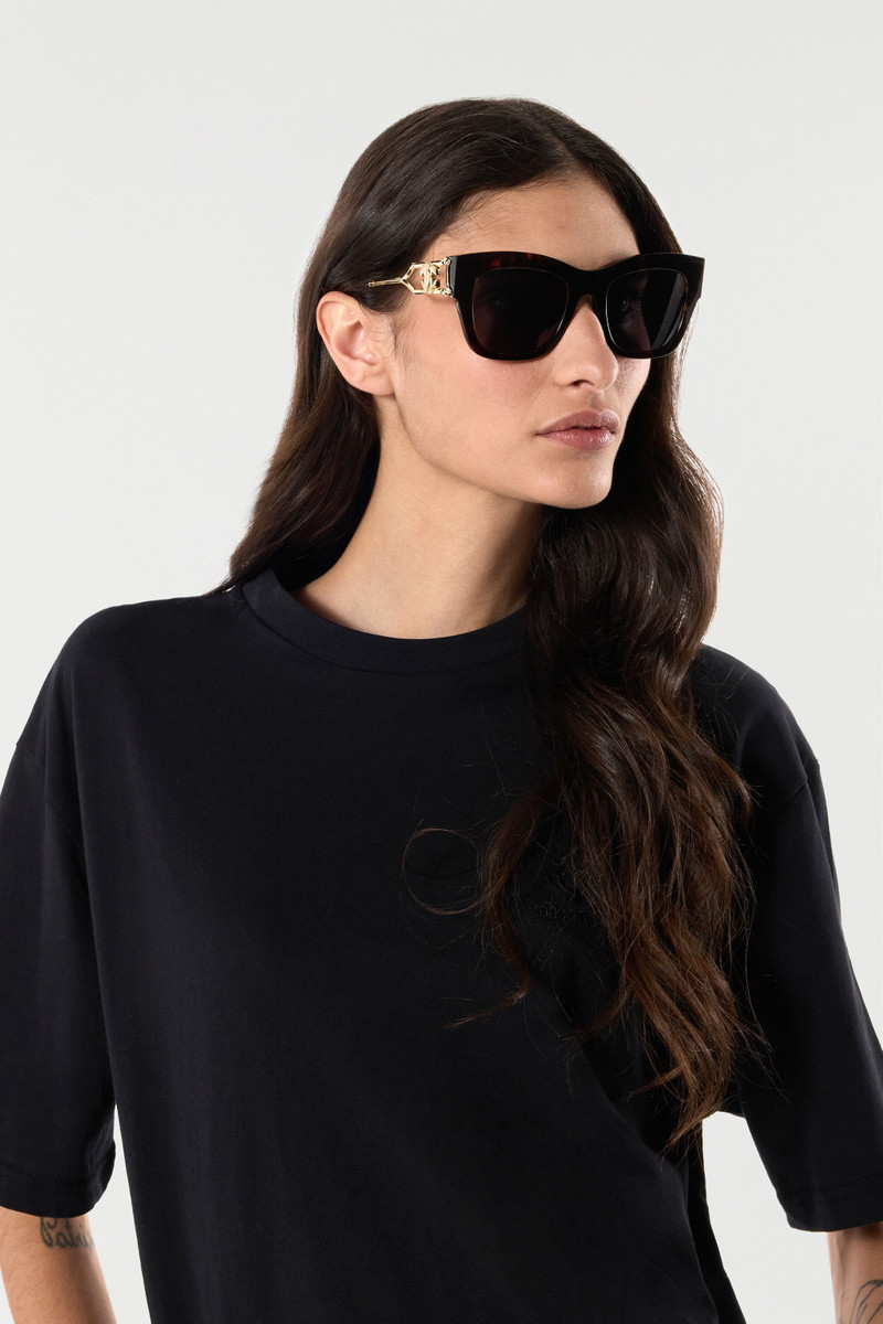Roberto Cavalli Metal and acetate combination sunglasses outlook