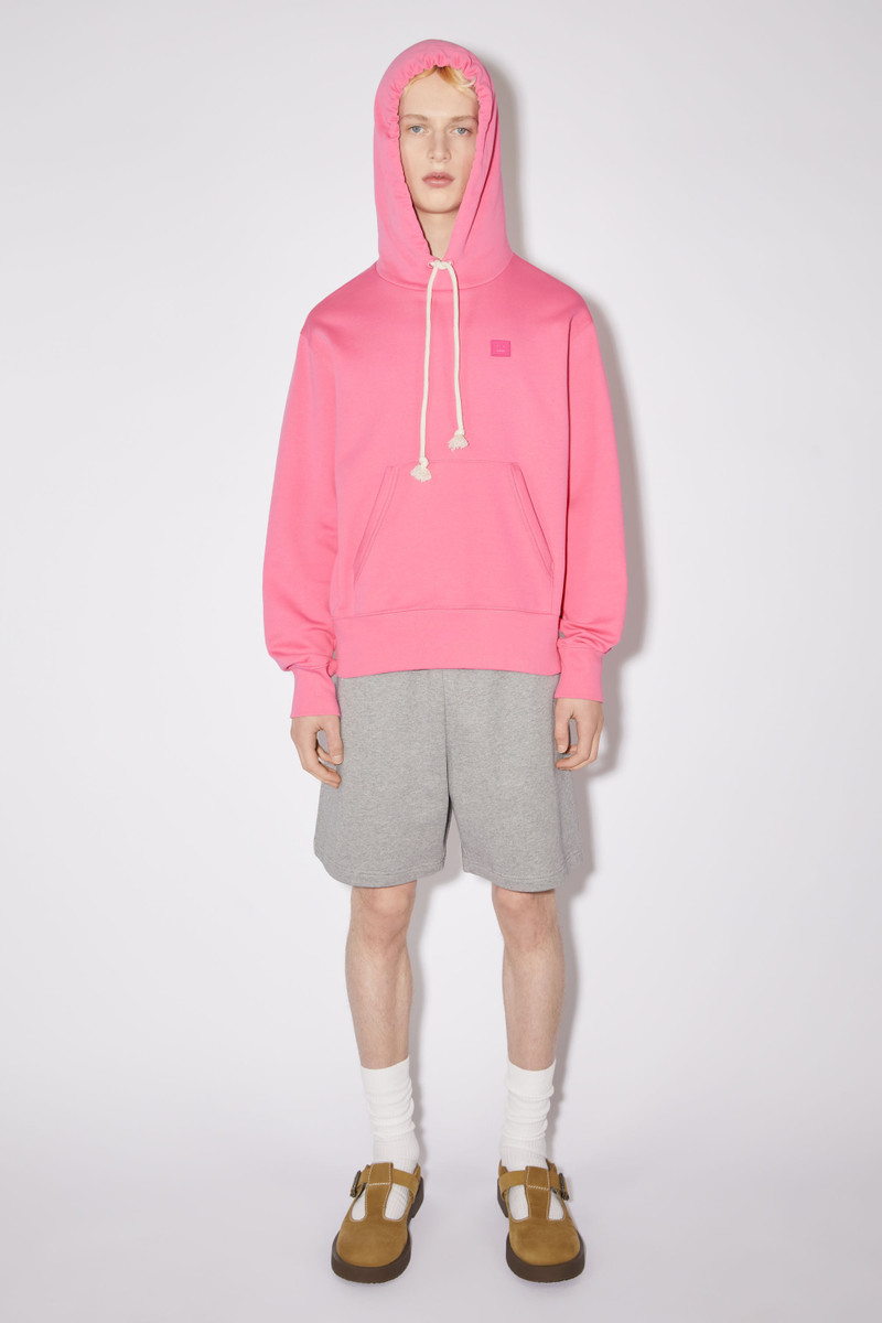 Acne Studios Hooded sweatshirt - Regular fit - Bright pink outlook
