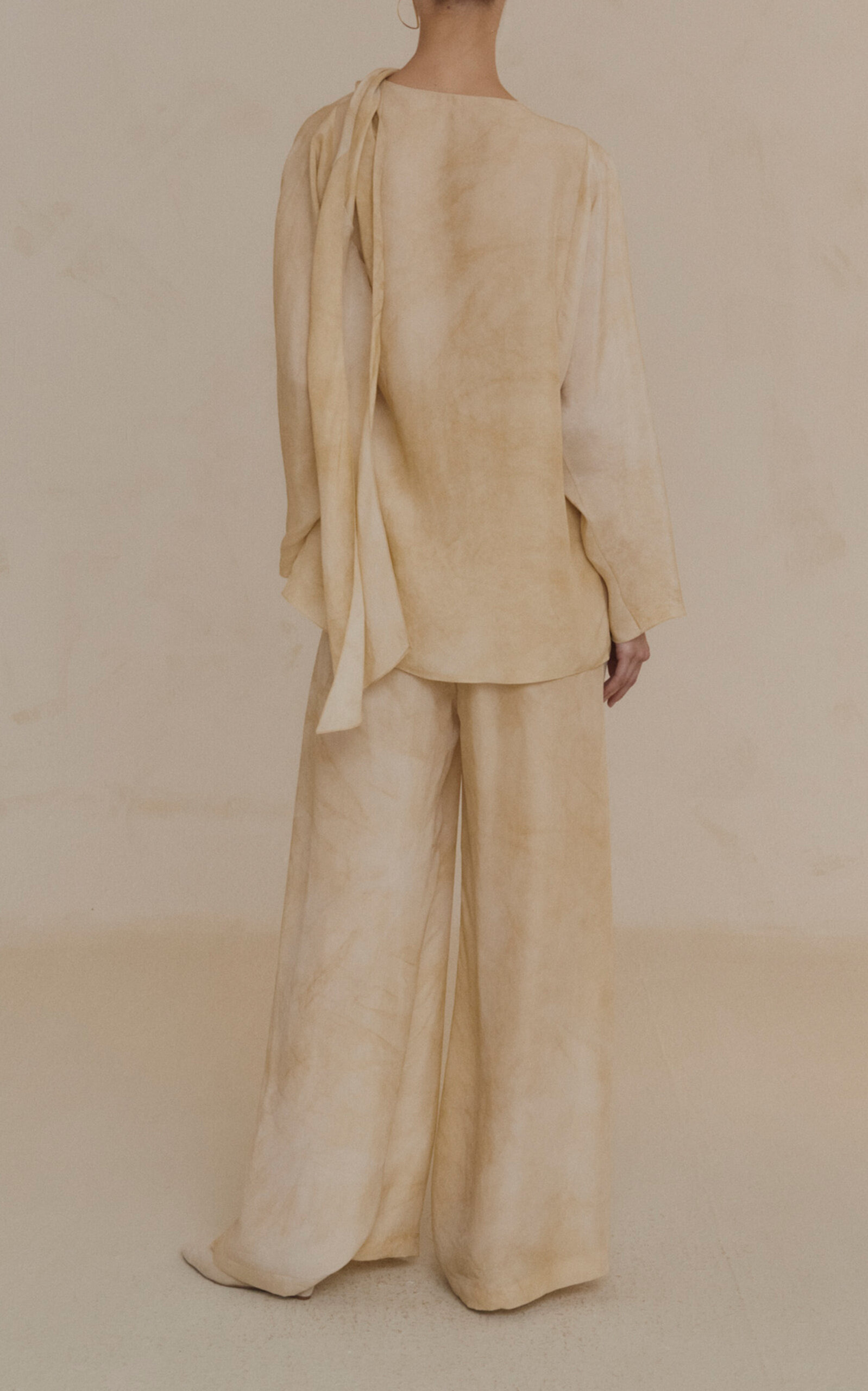 Dream Silk Wide-Leg Pants ivory - 5