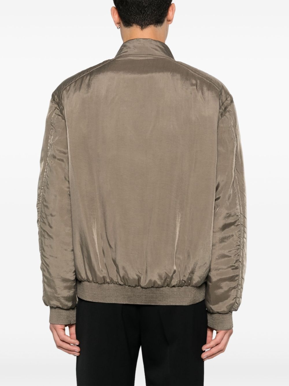 zipped bomber jacket - 4