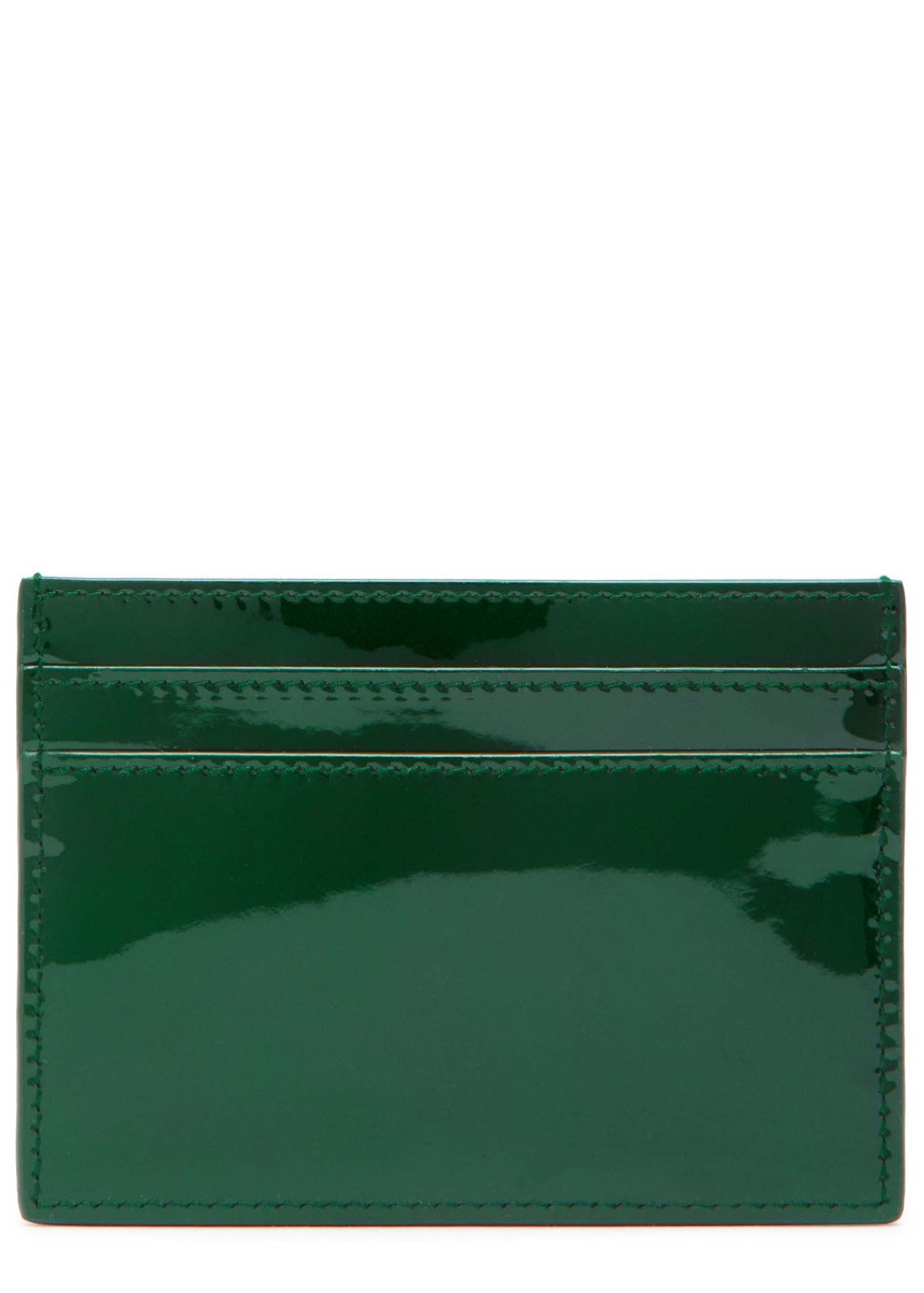 Saint Laurent Logo Patent Leather Card Holder - 2