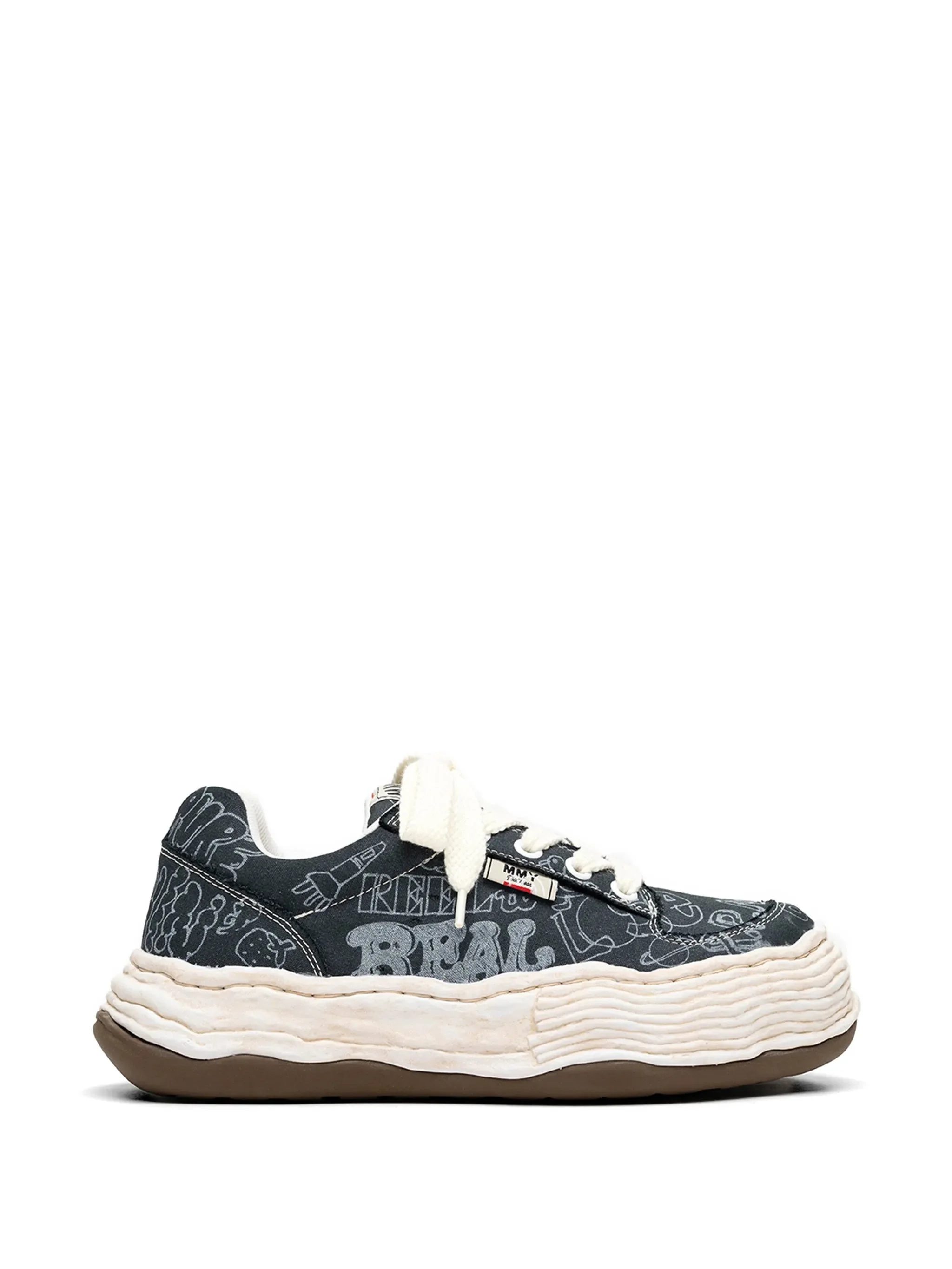 Oliver og print cotton sneakers - 1