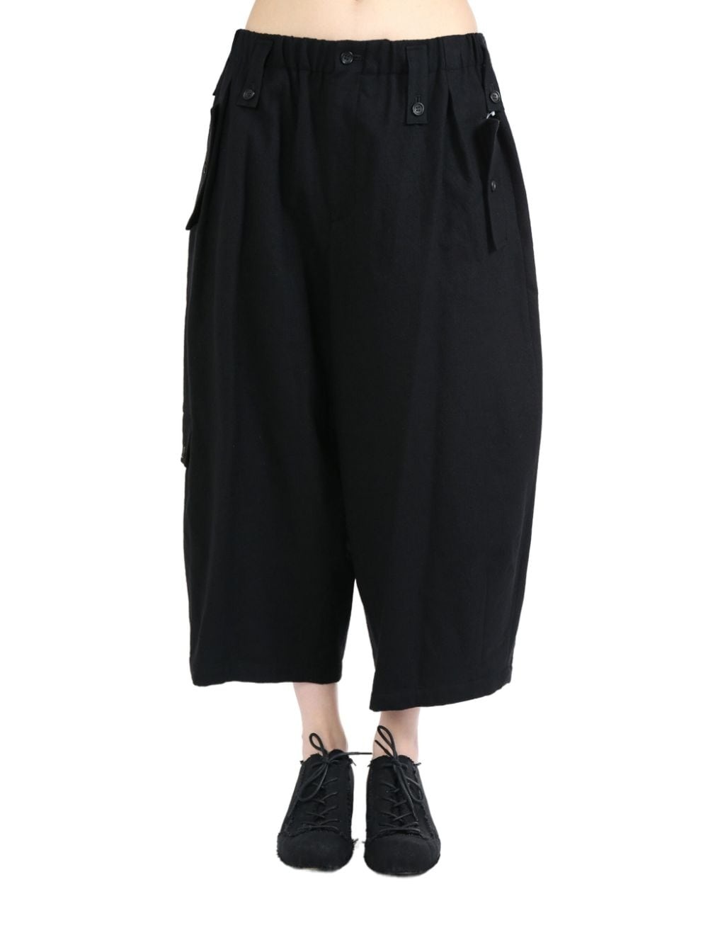 wide-leg cropped trousers - 1