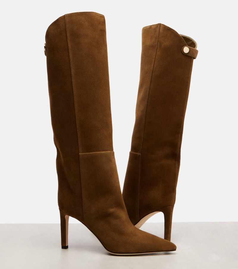 Alizze 85 suede knee-high boots 5