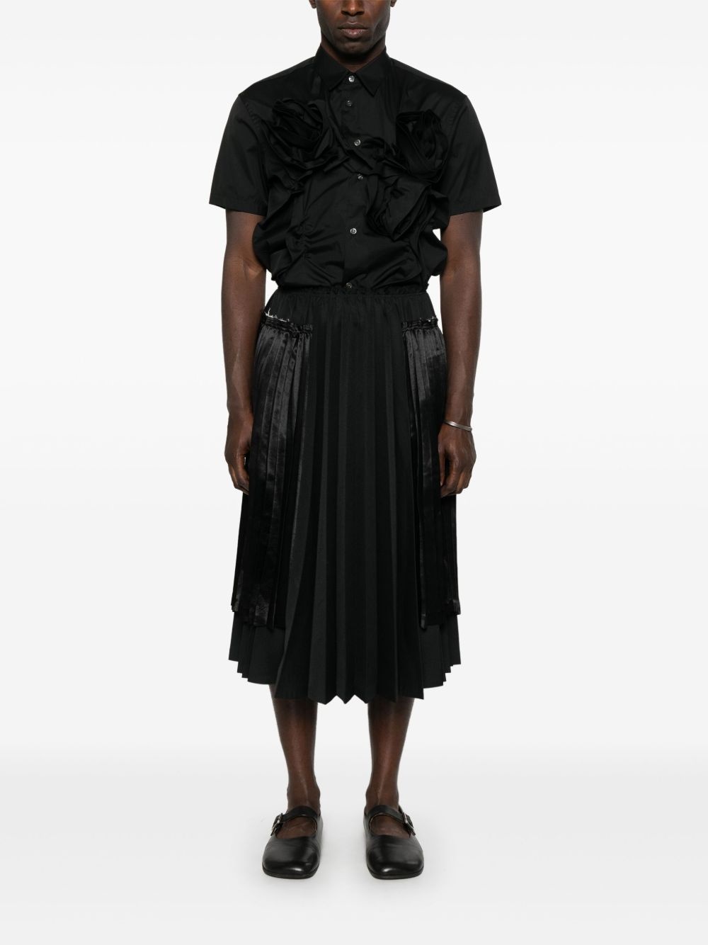 pleated midi skirt - 2